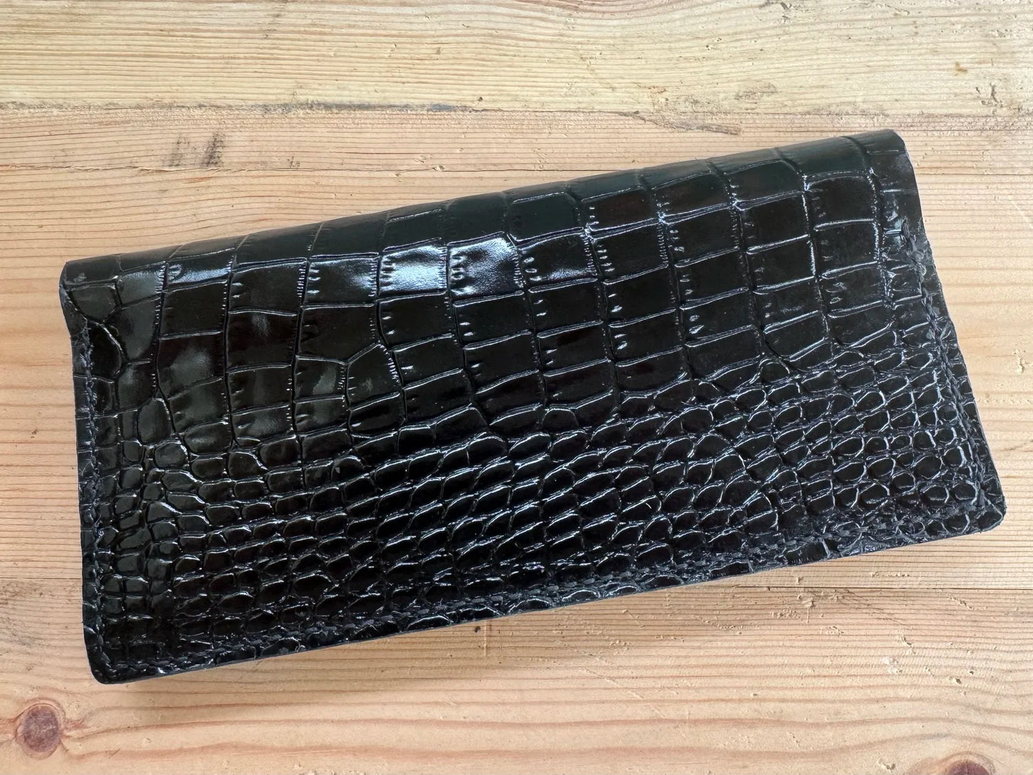 Patent Dragon Scale Long Wallet