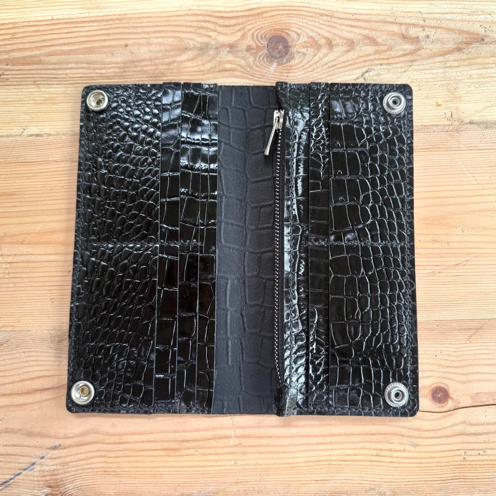 Patent Dragon Scale Long Wallet