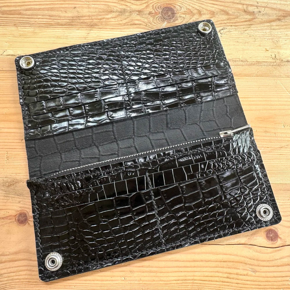 Patent Dragon Scale Long Wallet