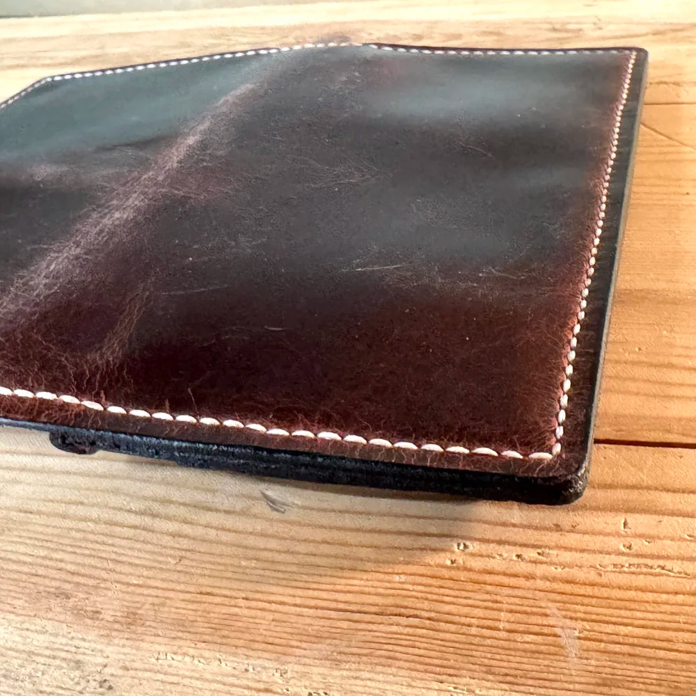Purple Pull-Up Long Wallet