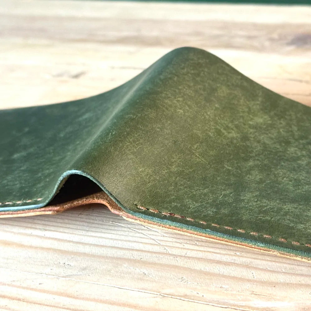 Two-Tone Bifold Wallet - Green Graffiti