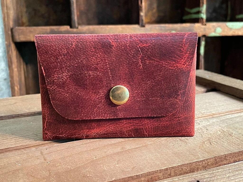 Origami Card Wallet, Mad Dog Red