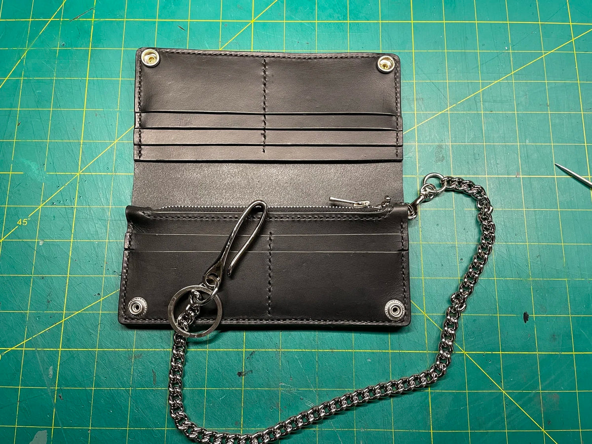 Purple Pull-Up Long Wallet – Swift Leatherworks