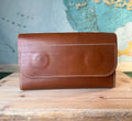 Maggie Magnetic Clutch Crossbody - Cognac Buttero